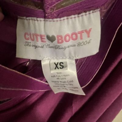 Cute Booty Lounge Leggings Purple XS Bombshell Sportswear Style