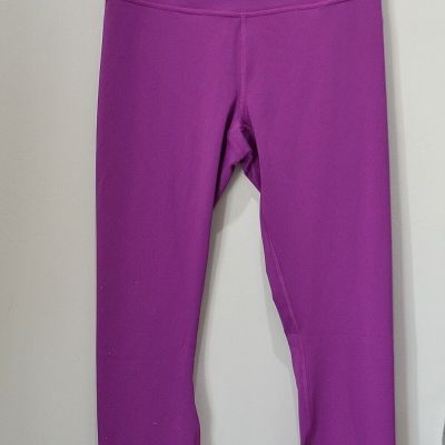 THE NORTH FACE ELEVATION 7/8 COMPRESSION LEGGINGS PURPLE CACTUS FLOWER SZ S, L