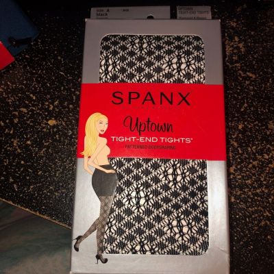 NWT Spanx Uptown Tight End Tights Black SZ A Diamond A Dozen Body Shaping