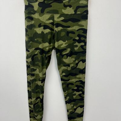 Camo Super Soft Stretch Leggings Ladies High Waist Yoga Pants Women's Plus Size