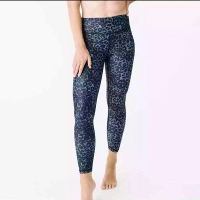 Zyia Active Leopard Light and Luxe Scrunch Butt Leggings Size 6-8 ??MINT??