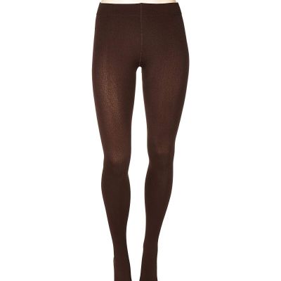 HUE 256755 Women Brushed Tights Espresso Size sm/md