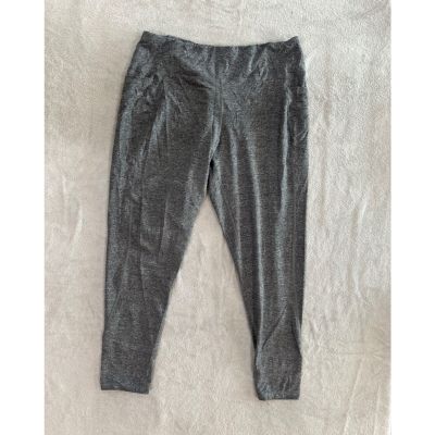 Pro Player Womens Gray Leggings Pull On Ankle Size 2X