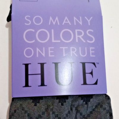 HUE Opaque Tights with Control Top Size 1 fits 100-150 lbs Black - NWT