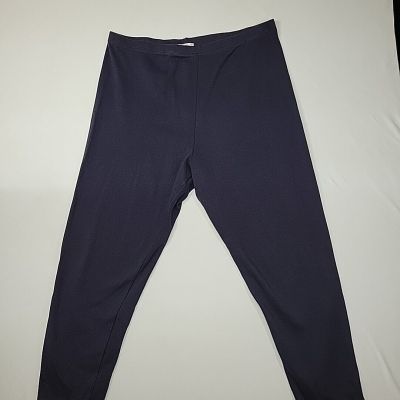 Women's I.C. Fashions Blue Leggings Size 4X