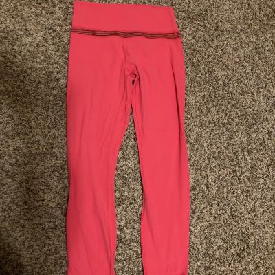 Lululemon Align Pant Boom Juice / Cyber Boom Juice Alarming Size 8 Bright Pink