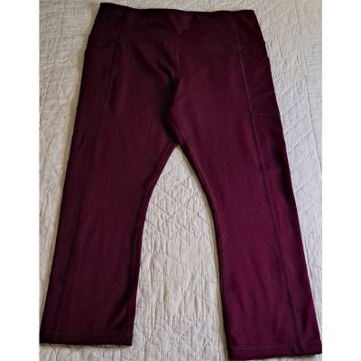 Women's Reddish-Purple Avia Workout Leggings Size M