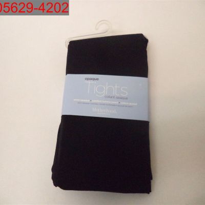 NWT - Motherhood Maternity Women's Black Opaque Tights, Size C 887822022812