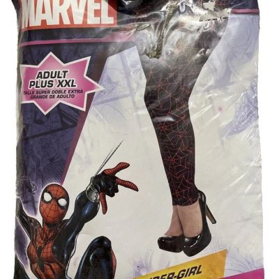 Spider-Girl Leggings Adult Plus Size XXL Costume Cosplay Marvel Comics New