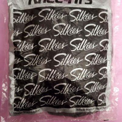 SILKIES - 3 Pair - MISTY GREY- One Size Nylon Knee Highs Stockings