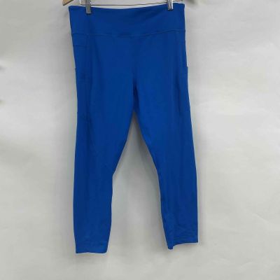 Zyia Light Tight LNT Blue Legging Pants High-Waist Pockets Size 14 16 Womens