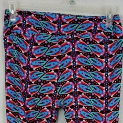 New LuLaRoe Tall & Curvy Leggings With Bright Colorful Fish Design