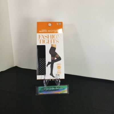 NEW Sealed Blissful Benefits by Warner's Fashion Tights - Size S/M - Black