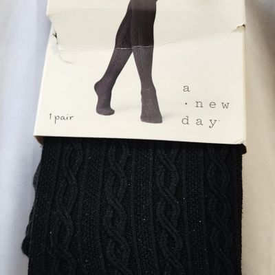 New A New Day Women's Black Sweater Tight Size S/M