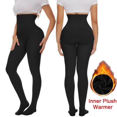 Fleece Lined Thermal Women Pantyhose Tights High Waist Panty Hose Stockings Warm