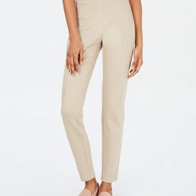 STYLE & CO Curvy Seam Front Pant Legging Dark Beige S