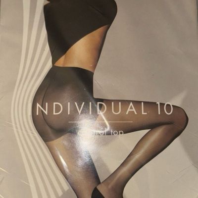 Wolford Individual 10 Shape & Control top Tights  Small  Gobi 18163