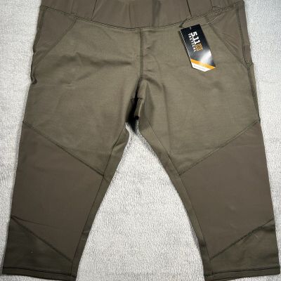 5.11 Tactical Womens Size XL Raven Range Workout Pants Leggings New