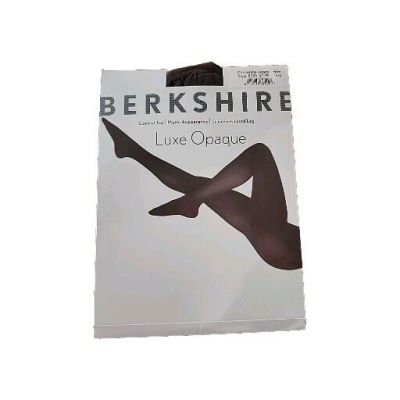 New Berkshire Luxe Opaque Style 8020 Pantyhose Chocolate Kisses Size 1-2 Control