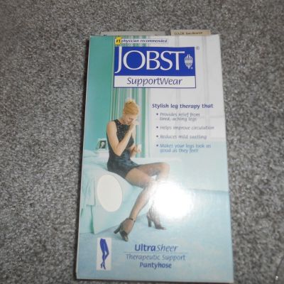 Jobst 117237 Panty Hose Compression Stockings 8-15 Sz Small Sun Bronze #117237