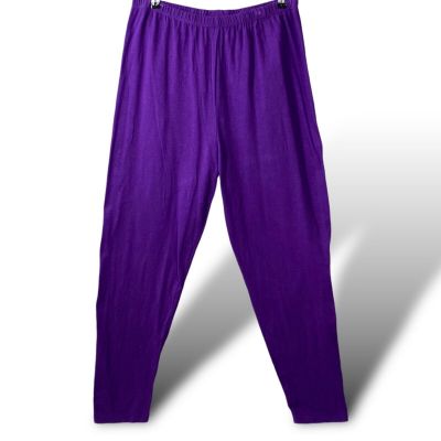 Leggings Depot Premium Leggings Sz 3X Purple High-Waist Ultra Soft Full Length