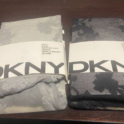 Set Of 2 Lace Dkny Tights