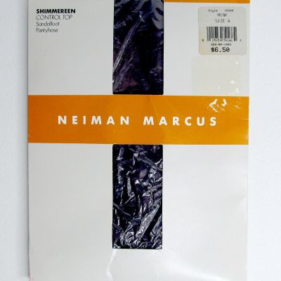 Neiman Marcus Control Top Sandal Foot Pantyhose | Size A | Mink | Vintage | NOS