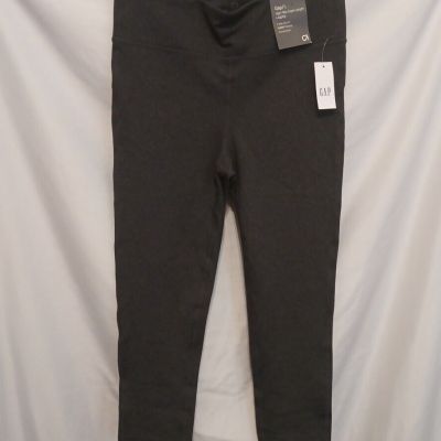 GAP Fit Hi Rise Capri Legging Women Small Charcoal Gray Yoga Running Gym Workout