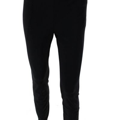 Theory Women's Seamed Precision Pointe Ankle Leggings Black Size S