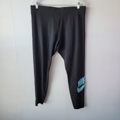 Nike womens size xxl tight fit high rise full length leggings