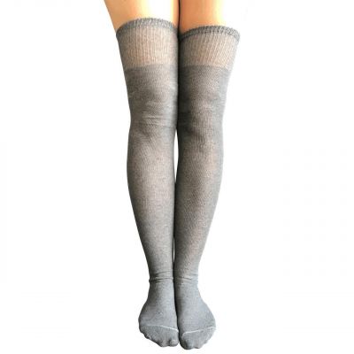 Dark Gray Thigh Highs