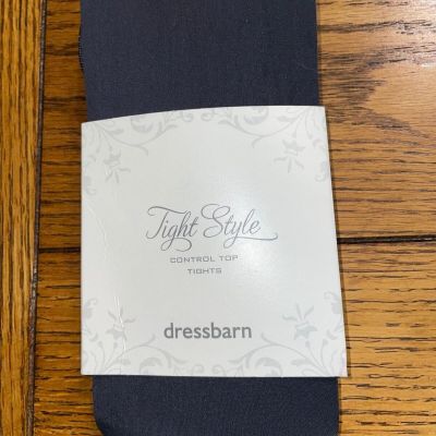 Dress Barn Tight Style Control Top Tights Charcoal Color - Size Large - New