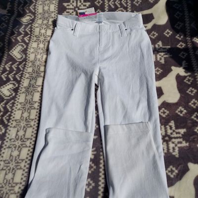 New Time and True Fitted Stretch Jegging  Capri Size XS (0-2) White  SALE New