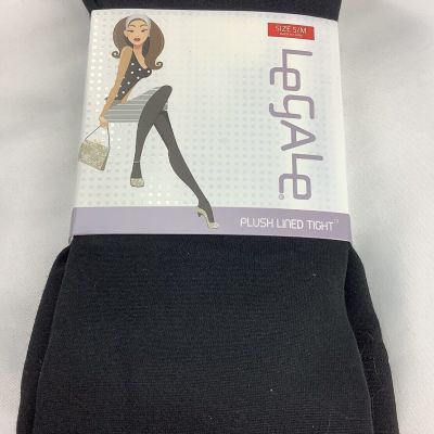 Le Gale Plush Lined Tights Womens S/M Black JEG240818/MB2