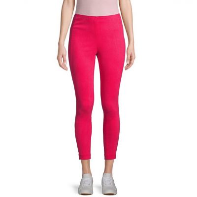 NWT- Rag & Bone 'Simone' Cropped Stretch-Twill Leggings, Bright Rose - Size 2