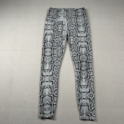 Varley Leggings Womens Sm Animal Print *SCENT* Workout Gym Stretch Ankle Snake