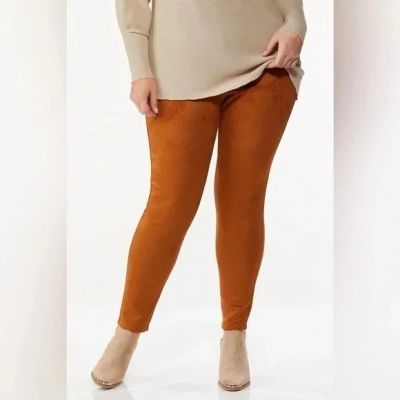 Cato | Plus Size Faux Suede Leggings Various Sizes Available.