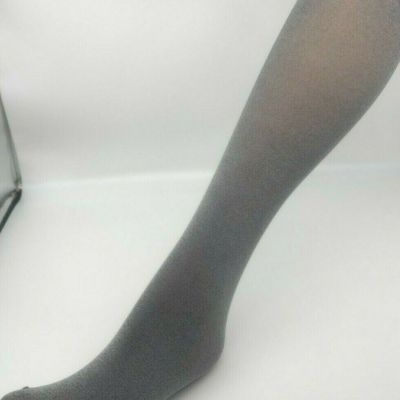 4pr Kathie Lee Tights-Opaque - Heather Grey Shimmer-- size Medium