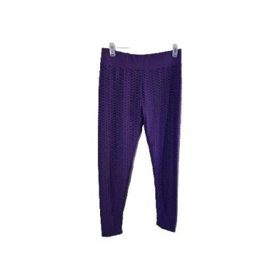 ViCherub Purple Textured  Ruched Butt Leggings Women's Size 4XL(fits Like 2X-3X)