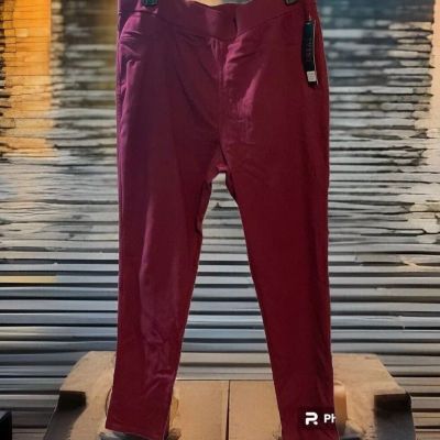 Jvini jeggings Size 3XL 60perc COTTON 35perc POLYESTER 5perc SPANDEX Burgundy Wine Color