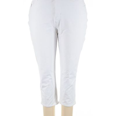 Dream Jeannes by Quacker Factory Women White Jeggings 20 Plus