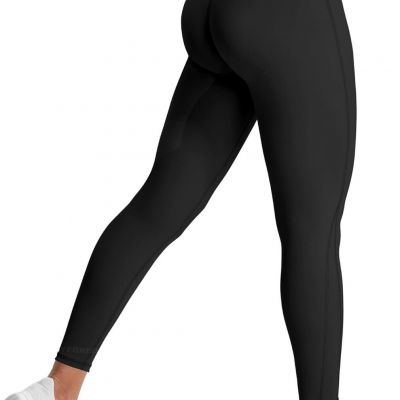 YEOREO Grace Workout Leggings for Women Butt Lifting Tummy Medium, Black