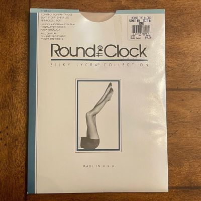 Round the Clock Control Top Pantyhose Size Small Color:  Bone 15.0=C-15