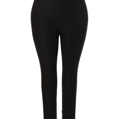 Shein Curve Women Black Leggings 18 Plus