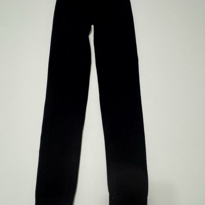 Spanx leggings Womens S/P Small Black Double Piping Down Side Of Leg (P601G)