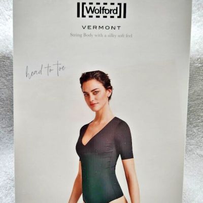 NEW in pkg Wolford VERMONT STRING BODY White - Soft SEXY Stretchy Bodysuit ????????