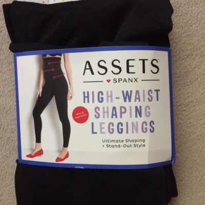 Spanx size L  Very Black High Waist Shaping  Leggings  Style 20340R NWT