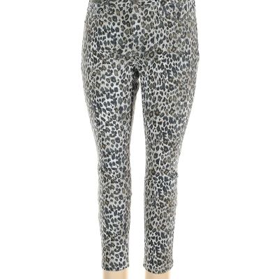 Sound/Style by Beau Dawson Women Silver Jeggings 14