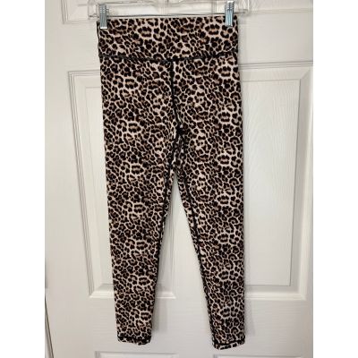 Zyia Active Leopard Scrunchy Brilliant High Rise Legging Medium 6 8 Gym Workout