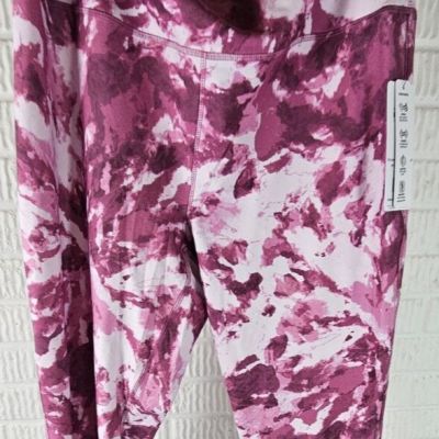 RBX Ankle Length High Waisted Leggings Active Wear Women's Plus Size 3XL Pink